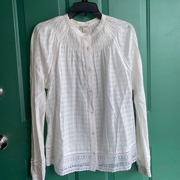 Point sur size small white top beautiful - Picture 1 of 6